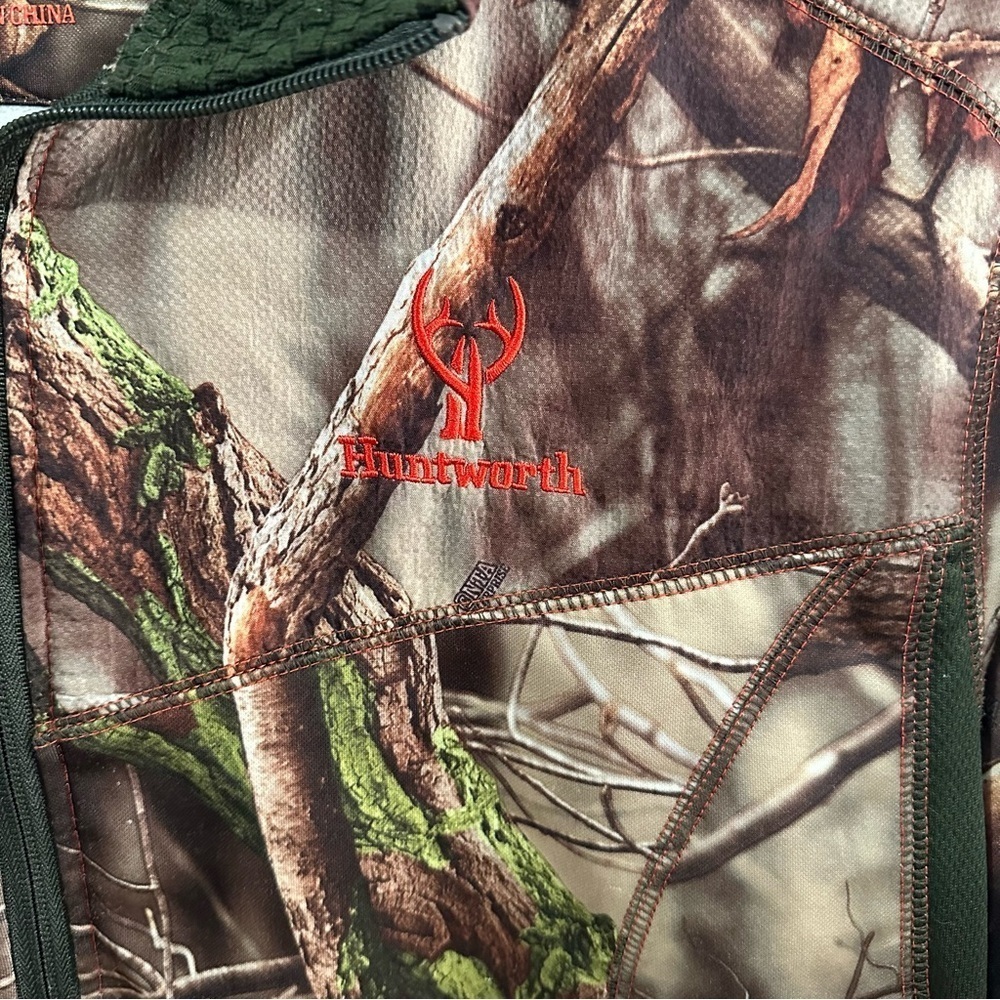 Huntworth Camouflage 1/2 Zip Up Pullover - Picture 2 of 6